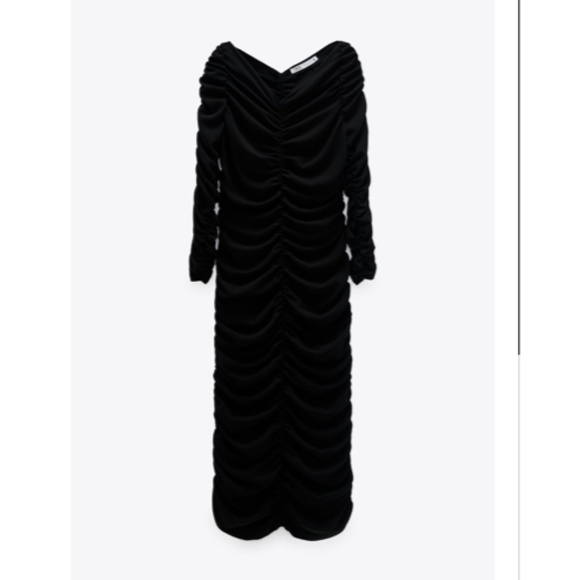 ZARA LIMITED EDITION DRAPED DRESS - NWT - Picture 3 of 5